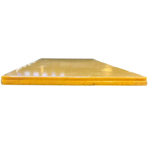 (2) Kevlar Plates - 100mm x 250mm x 6mm Thick - 100% Kevlar Plain Weave -High Gloss Surface (1) Plate