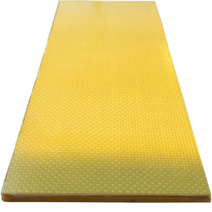 (1) Kevlar Plate - 100mm x 250mm x 6mm Thick - 100% Kevlar Plain Weave -High Gloss Surface (1) Plate