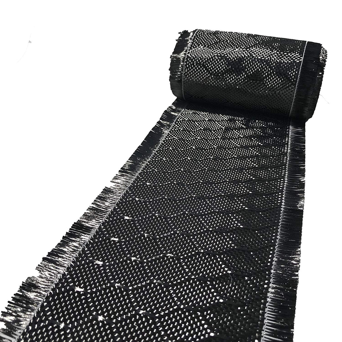 4 in x 1 FT - WASP - Carbon Fiber Fabric - Wasp Weave-3K - 220g-Black