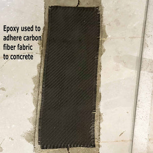 Carbon Fiber Repair KIT – 4”- Wide Twill Weave 3K Carbon Fabric Cloth - KARBXON Clear Epoxy Resin – Restore Fix Cracks, Bikes, Boats, Walls, Concrete, Plastic & Metal – EZ Follow Instructions