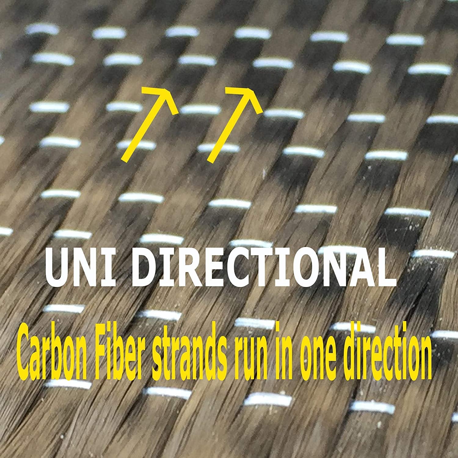 10-Ft CARBON FIBER FABRIC-UNI DIRECTIONAL-12K/300g (1 meter wide)