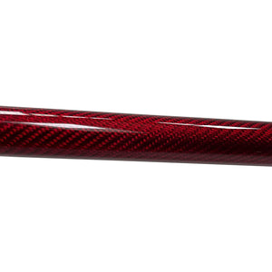 KARBXON - Carbon Fiber Tube - Bright RED - 25mm X 23mm X 1000mm - Hollow Carbon Fiber rods - Glossy Carbon Tubes - Pure Carbon Fibre Tubes - Lightweight High Strength Carbon Fiber Shaft -3K Wrap