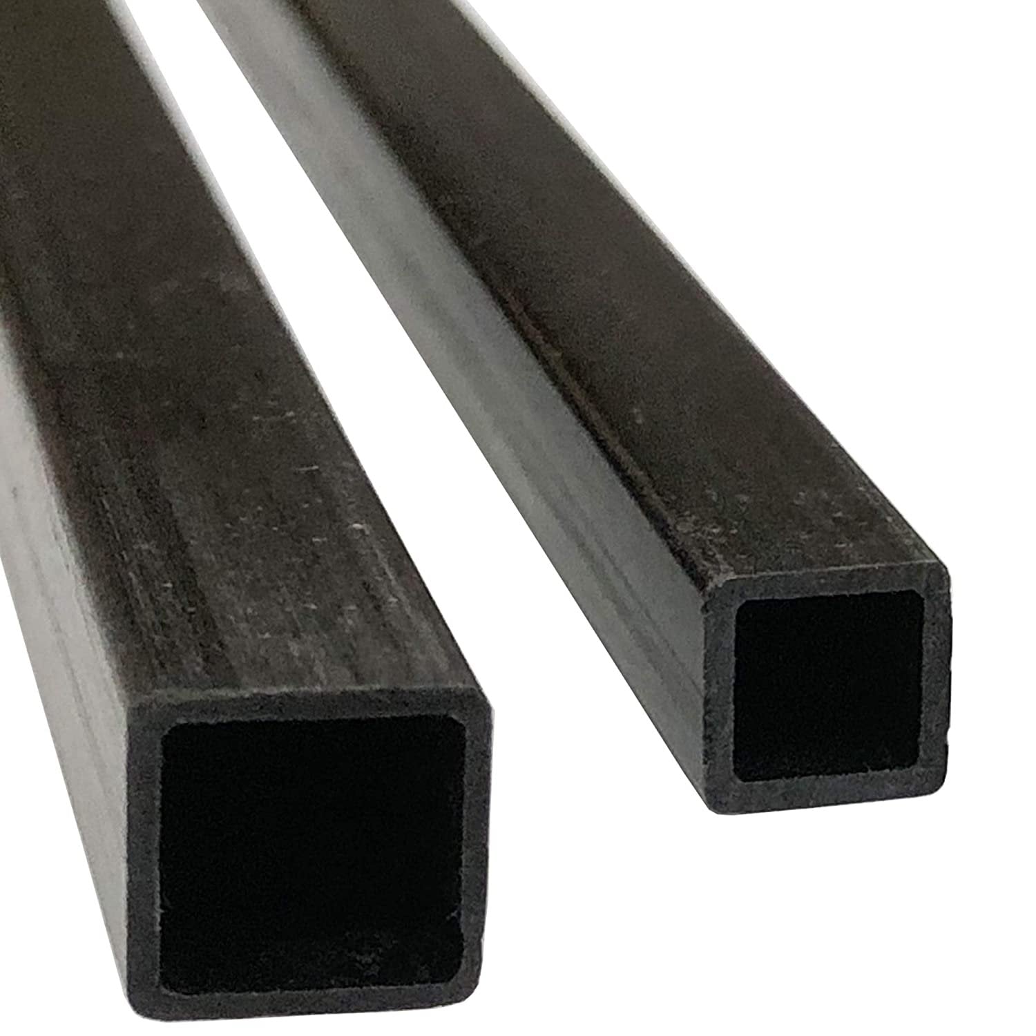 KARBXON 4mm x 4mm x 1000mm Pultruded Square Carbon Fiber Tube (2-Pack)