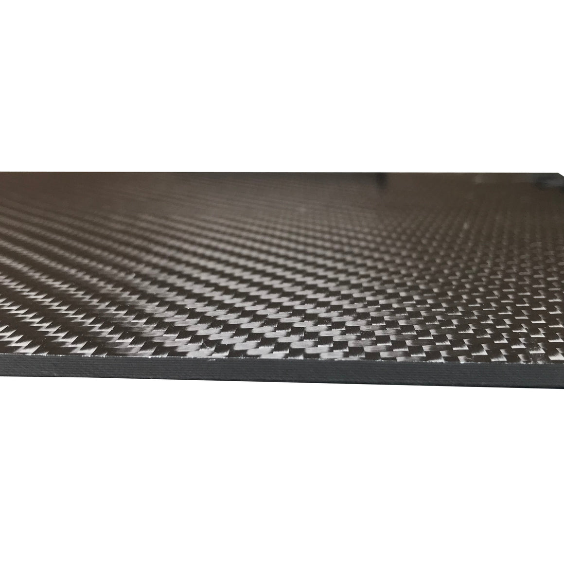 Carbon Fiber Plating  - 100mm x 250mm x 3mm - 3K Carbon Fiber Plate High Gloss Finish