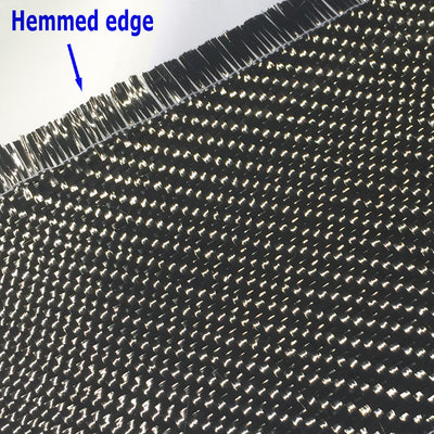Carbon fiber twill cloth - 1000mm wide x 3m long