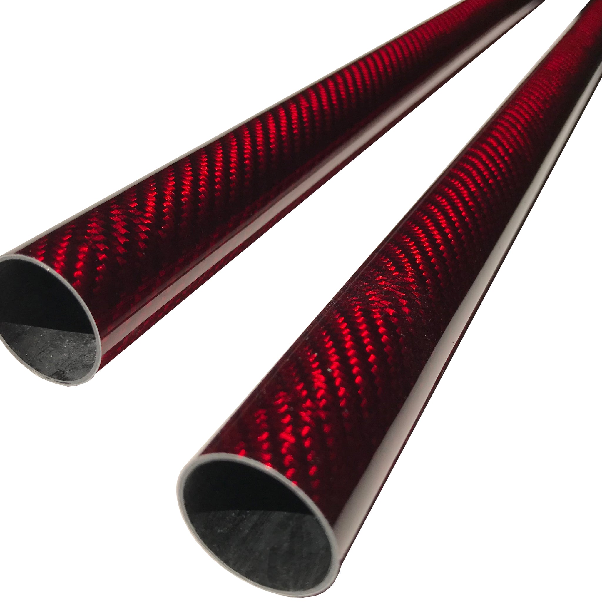 Carbon Fiber Tube - 25mm x 23mm x 500mm - 3K Roll Wrapped 100% Carbon Fiber  Tube Glossy Surface