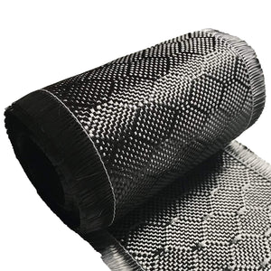 4 in x 10 FT - WASP - Carbon Fiber Fabric - Wasp Weave-3K - 220g-Black