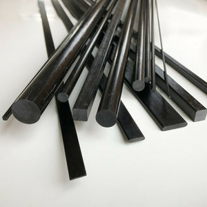 (4) Pieces - 3mm x 1.5mm x 1000mm Carbon Fiber Tubes - Pultruded Round Tube...