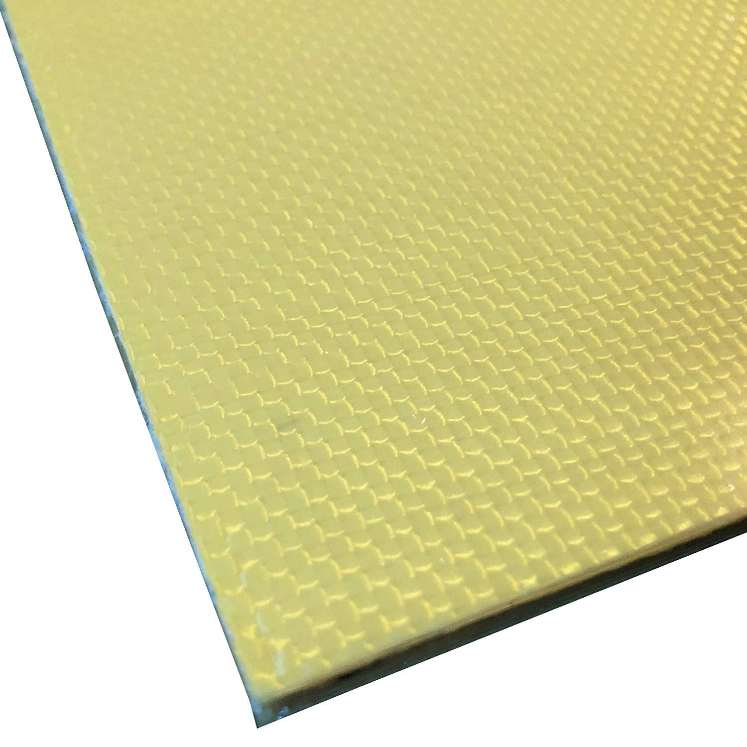 1) Kevlar Plate - 100mm x 250mm x 6mm Thick - 100% Kevlar Plain Weave 