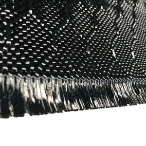 4 in x 10 FT - WASP - Carbon Fiber Fabric - Wasp Weave-3K - 220g-Black