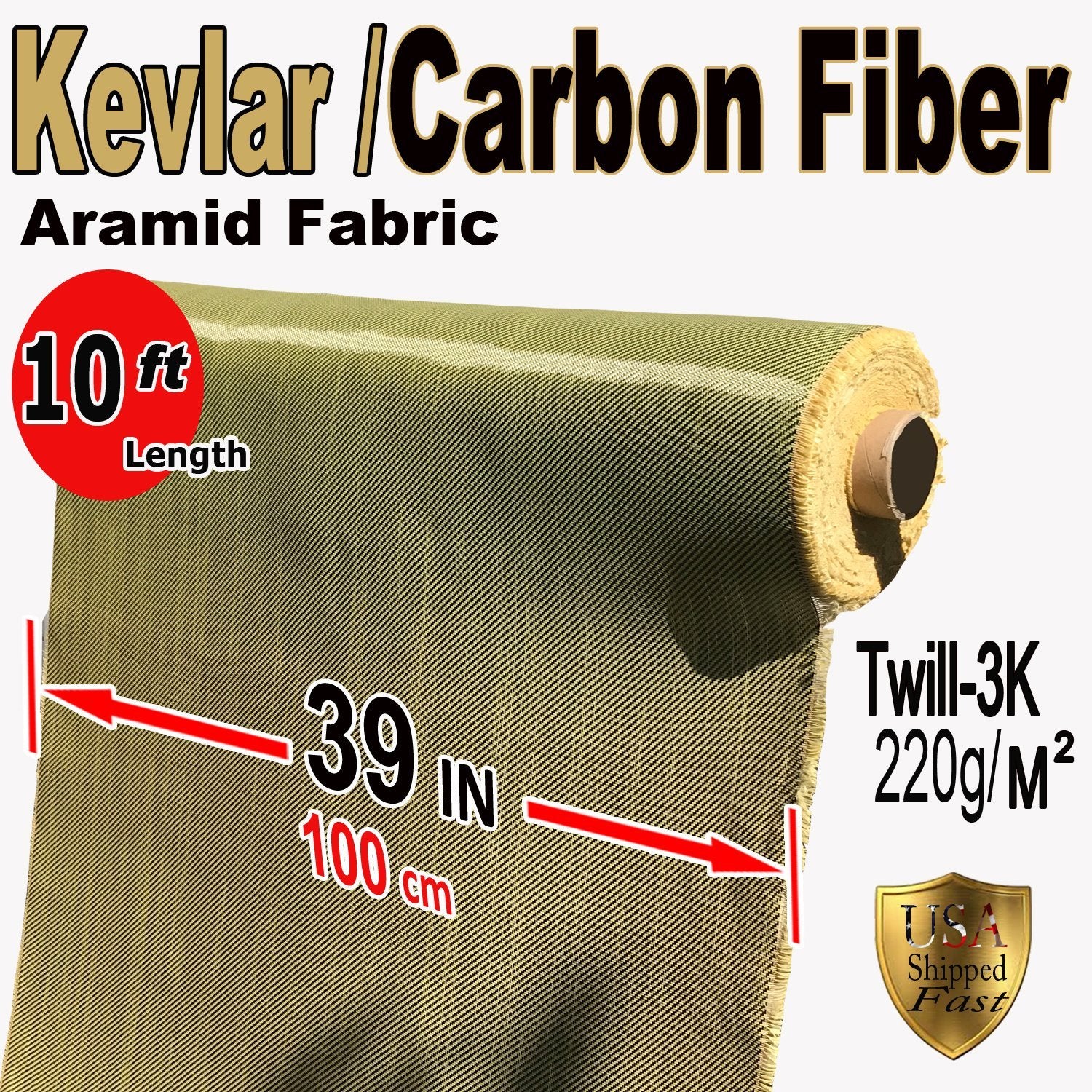KEVLAR ® Twill Weave Fabric