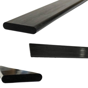 (2) 4mm x 20mm 1000mm - PULTRUDED-Flat Carbon Fiber Bar. 100% Pultruded high Strength Carbon Fiber. Used for Drones, Radio Controlled Vehicles. Projects requiring high Strength Components