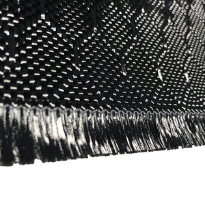 39 in x 5 FT - WASP - Carbon Fiber Fabric - Wasp Weave-3K - 220g-Black