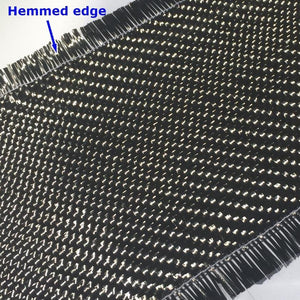 CARBON FIBER Fabric - 4 in x 100 ft - Twill  - 220g/m2 - 3K TOW