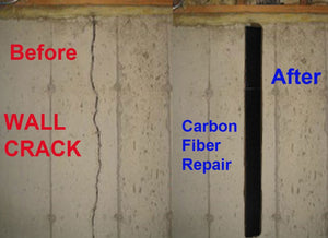 75 ft-Carbon Fiber-Basement Wall Crack Repair Kit