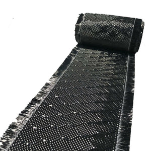 4 in x 10 FT - WASP - Carbon Fiber Fabric - Wasp Weave-3K - 220g-Black